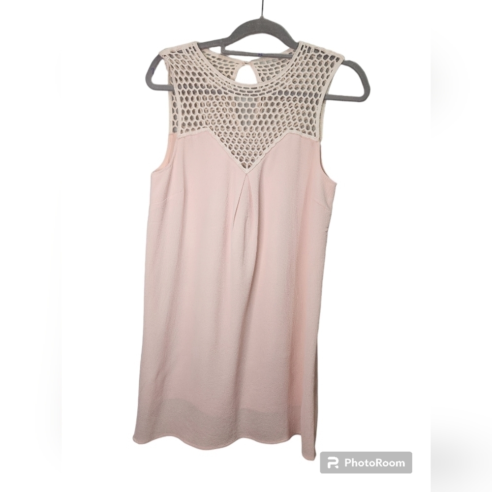 Esley Netted Top Pink Dress Size S